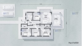 Proiect casa pe un nivel (120mp) - Karina